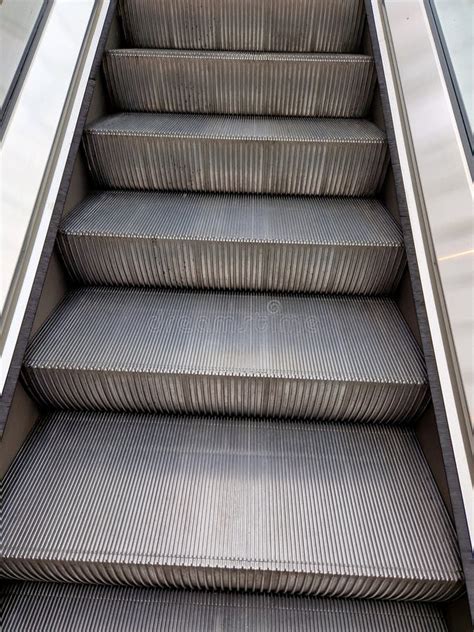 Escalator And Travelator Service And Adjustment Stock Photo Image Of