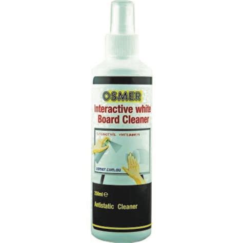 Osmer 250ml pump spray cleaner for whiteboards.