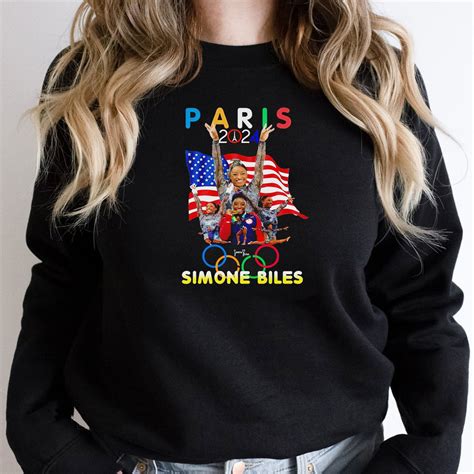 Paris 2024 Olympic Simone Biles Golden Girl Shirt