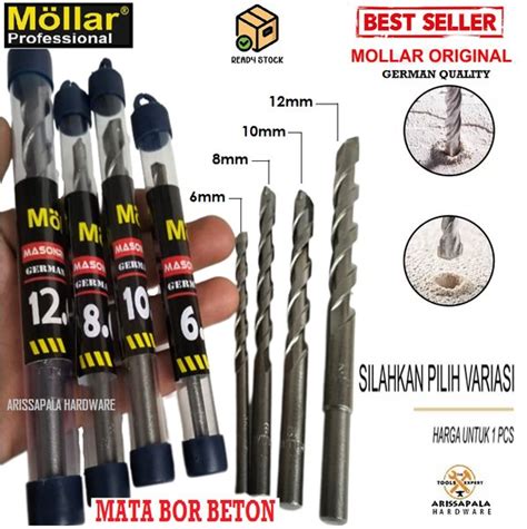 Jual Mollar Mata Bor Beton Tembok Dinding Masonry Drill Bit Mm Mm