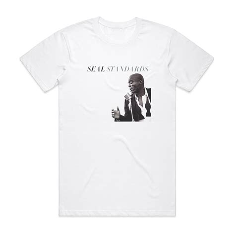 Seal Standards Album Cover T-Shirt White