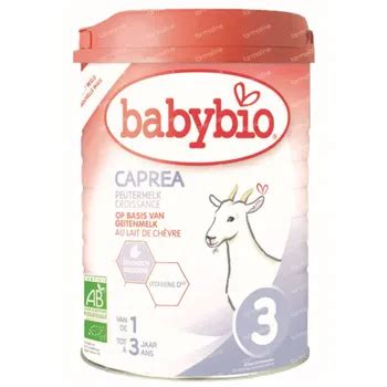 Babybio Caprea 3 Lait Chevre 12 Mois 900 G Vente En Ligne