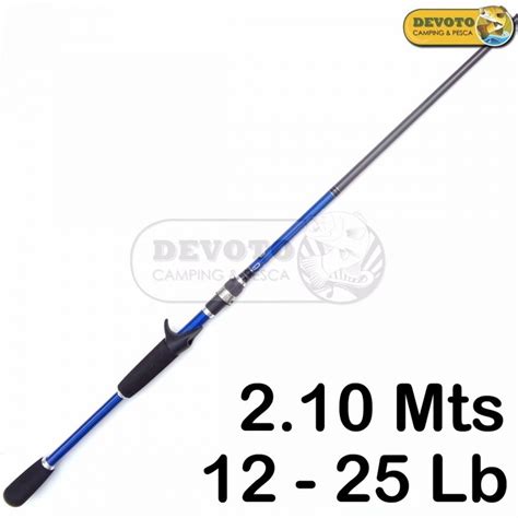 Caña Tech Voyager Baitcast Grafito 1 Tramo 2 10 M 12 25 Lbs Devoto