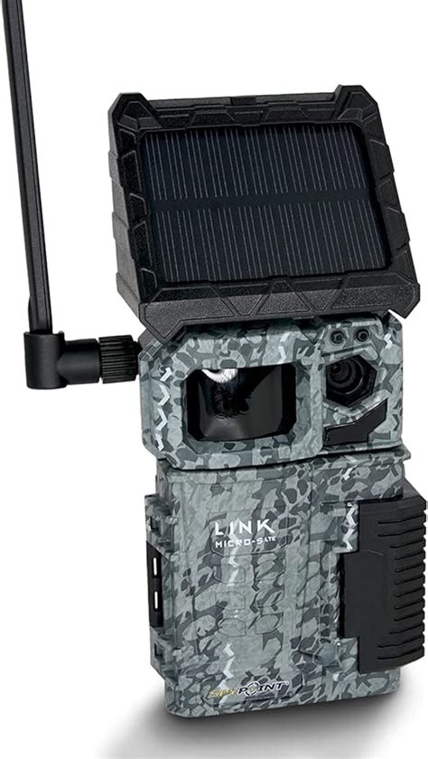 Spypoint Link Micro S Lte Cam Ra De Chasse Avec Panneau Solaire Et