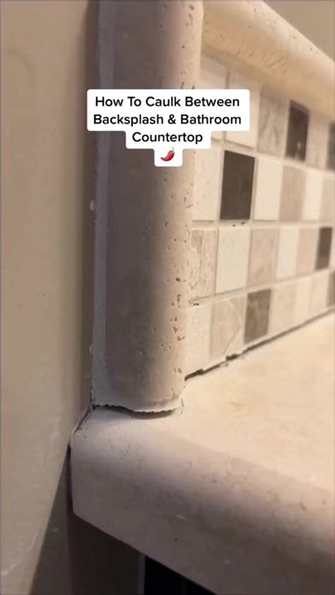 How To Caulk Between Backsplash And Bathroom Countertop Jalapeno Solutions Jalapeno Solutions