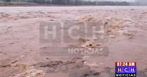 Atentos Se eleva caudal del río Ulúa en Santa Bárbara HCH TV