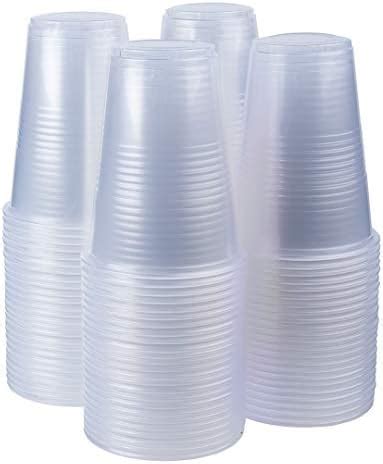 Tashibox Oz Disposable Clear Plastic Party Cups Count Amazon