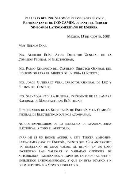 15 08 2007 Palabras Del Sr Ismael Plascencia Núñez Durante La