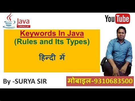 Learn Java Fundamentals In Hindi 2 Keyword In Java Mind Luster