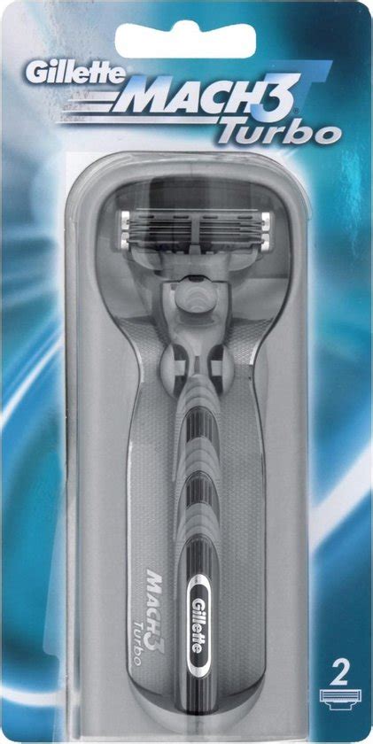 Gillette Mach3 Turbo Scheerapparaat 2 Scheermesjes