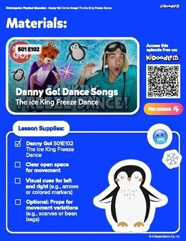 Danny Go! Dance Songs: The Ice King Freeze Dance by KidoodlED | TPT