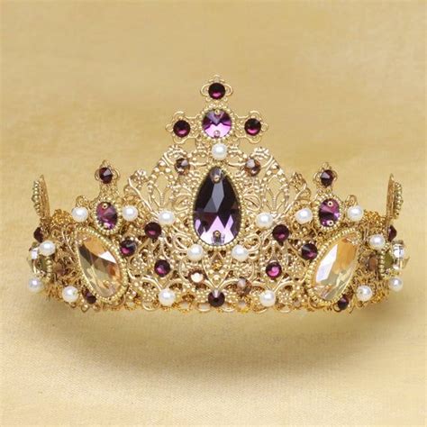 Queen Baroque Crown Gold Crown Baroque Tiara Crown Etsy In 2020