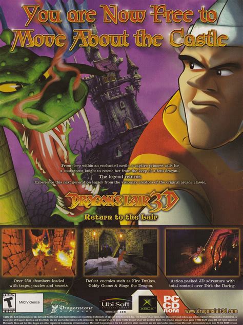 Dragon S Lair 3D Return To The Lair December 2002 D Retromags