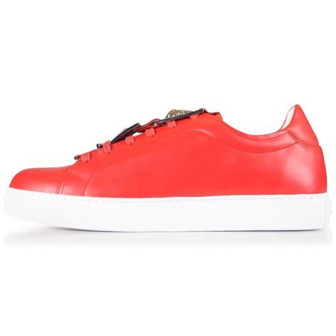 Versus Versace Versus Versace Red Lion Buckle Trainers Versus Versace