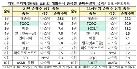 금감원 서학개미에 경고 해외증시 3배 Etf 투자 유의해야