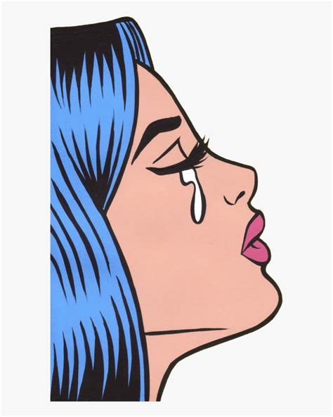 Girl Crying Png Cartoon Girl Side Profile Transparent Png