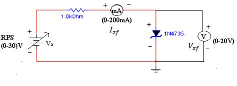 Zener Diode Circuit Analysis