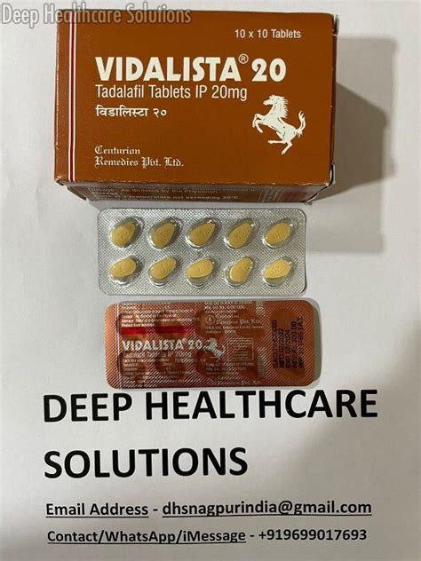 Oval Tadalafil Vidalista Mg For Erectile Dysfunction Size Cm