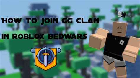 How To Join Gg Clan In Roblox Bedwars Youtube