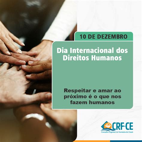 Calend Rio De Dezembro Dia Internacional Dos Direitos Humanos Crf Ce