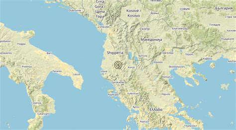 Terremoto Albania Land Magnitudo Ml Meteo Meteo E