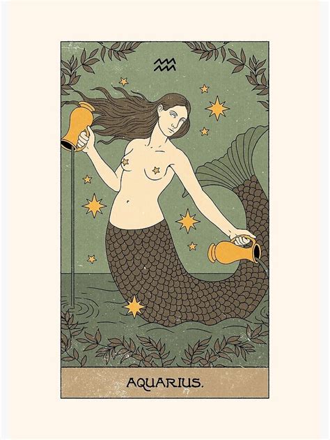 Aquarius Art Print For Sale By Thiago Corr A Aquarius Art Zodiac