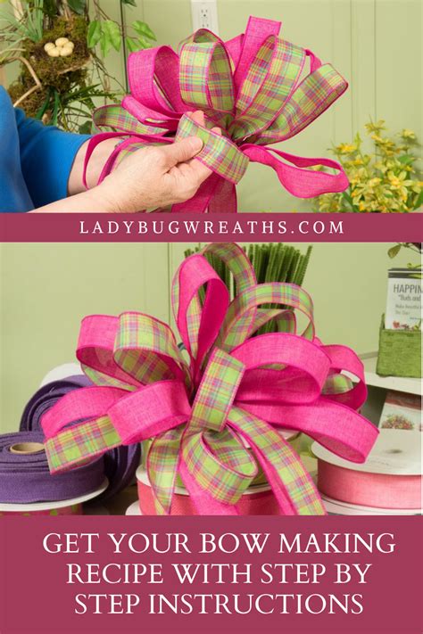 Diy Wreath Bow Bows Diy Ribbon Ribbons Making Bows For Wreaths How To Make Wreaths How To