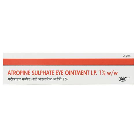 Atropine Eye Ointment 3gm Buy Medicines Online At Best Price From