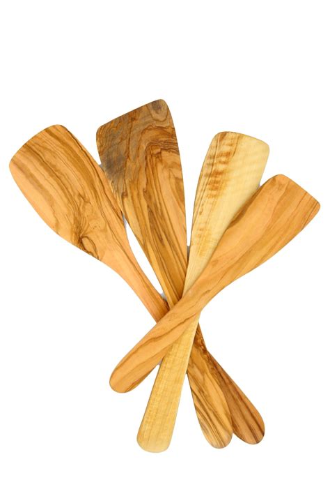 Olive Wood Spatula Mavroudis Olive Oil