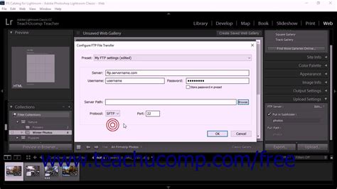 Lightroom Classic Cc Tutorial Ftp Presets And The Upload Settings Panel Adobe Training Youtube
