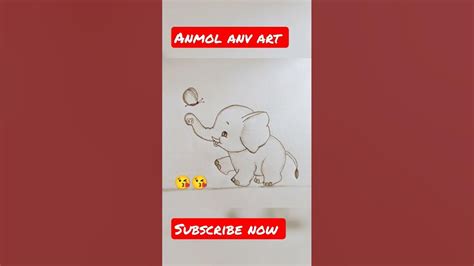 (36) Hathi easy drawing. #hathiraja - YouTube