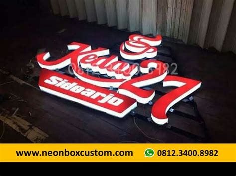 Model Neon Box Terbaru Cek Harga Neon Box Akrilik WA 0812 3400 8982