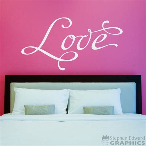 Bedroom Wall Decals Etsy