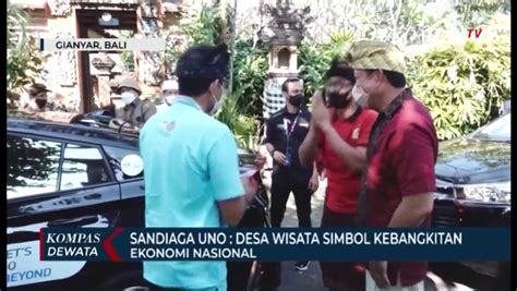 Sandiaga Uno Sebut Desa Wisata Simbol Kebangkitan Ekonomi Nasional