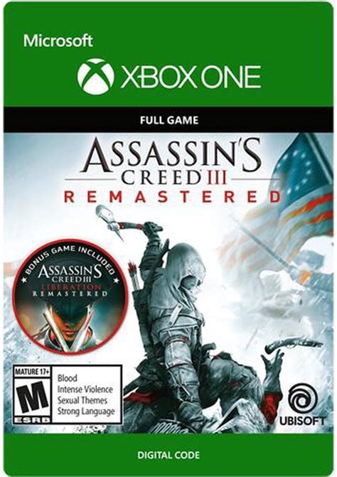 Assassin's Creed III Remastered (Xbox One), 54% OFF