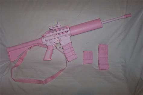 Pink Bushy Right Pink Guns Pretty Guns Pastel Punk