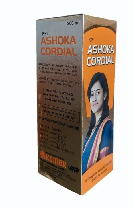 Ayurvedic Ashoka Cordial Uterine Tonic At Rs 160 Box Ayurvedic