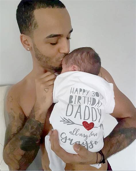 Aston Merrygold Shares Sweet Snap With Baby Son Grayson Daily Mail Online