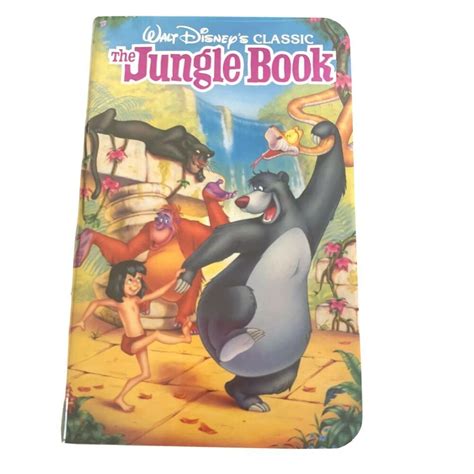 Walt Disneys Classic The Jungle Book VHS 1991 Black Diamond Issue