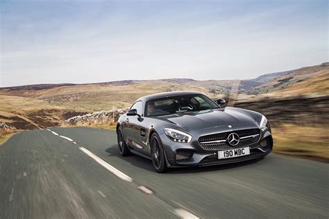 壁紙メルセデスベンツチューニングカー2015 AMG GT S Edition 1灰色メタリック塗自動車ダウンロード写真