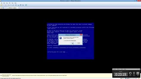 Installing Windows Longhorn Reloaded On Vmware And Blue Screen Of Death Fail Youtube