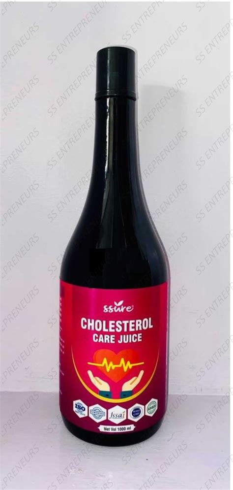 Ssure Cholesterol Care Juice Packaging Type Bottle Packaging Size