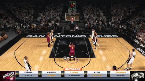 NBA 2K15 Xbox One Gameplay Cleveland Cavaliers Vs San Antonio Spurs