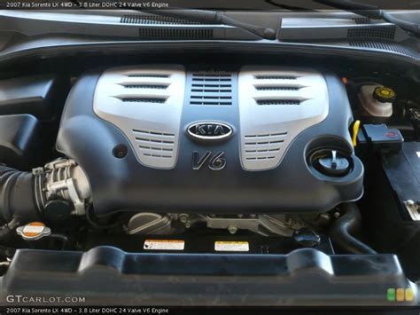 3.8 Liter DOHC 24 Valve V6 2007 Kia Sorento Engine | GTCarLot.com