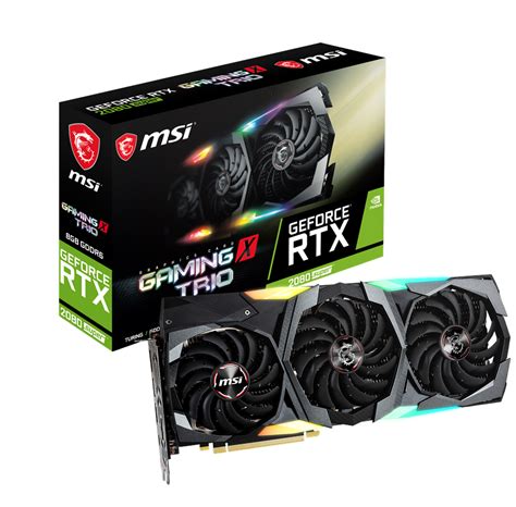 Msi Geforce Rtx 2080 Super Gaming X Trio 8gb Gddr6 Grafikkarte