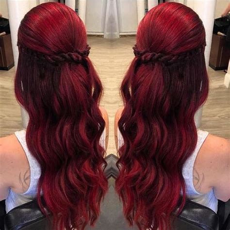 Ruby Red Hair Dye Color Ideas