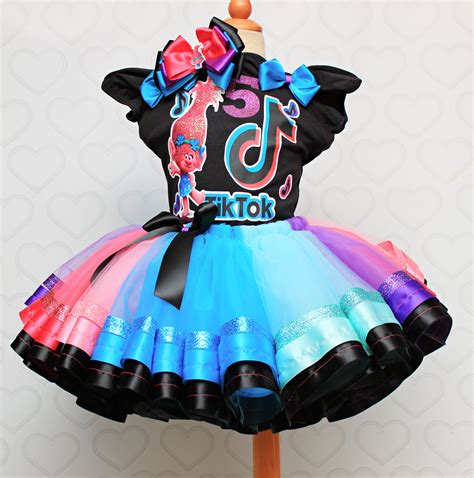 Tik Tok tutu set- Tik Tok outfit-Tik tok dress-Tik Tok Birthday outfit
