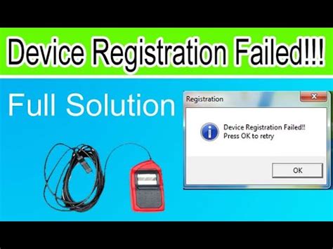 Morpho Device Registration Failed Press Ok To Retry Windows