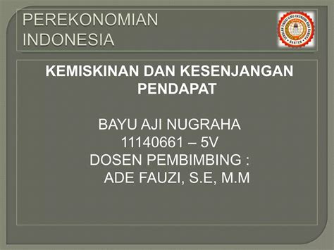 7 Kemiskinan Dan Kesenjangan Pendapat PPT