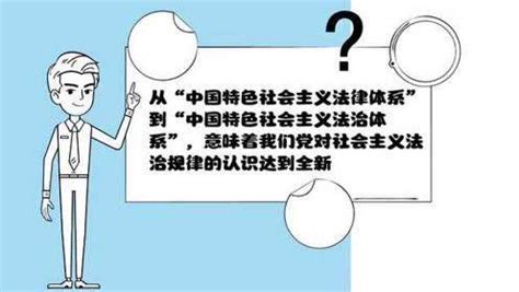 如何理解从“中国特色社会主义法律体系”到“中国特色社会主义法治体系”腾讯视频